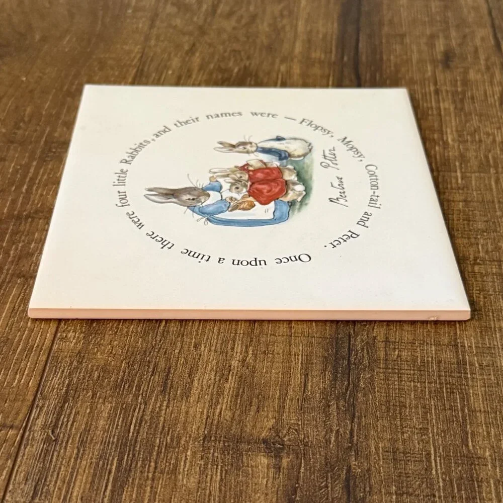 Peter Rabbit Trivet by Wedgwood of Etruria & Barlaston Made in England
